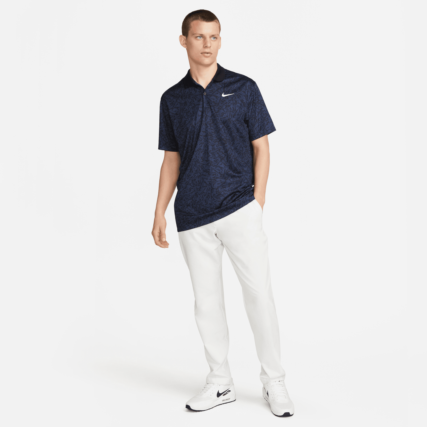 Nike Golf Dri-Fit Victory+ Men's Allover Print Golf Polo Shirt DV8497   
