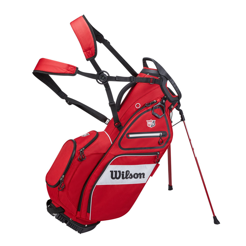 Wilson Staff Exo II Golf Stand Bag Red  