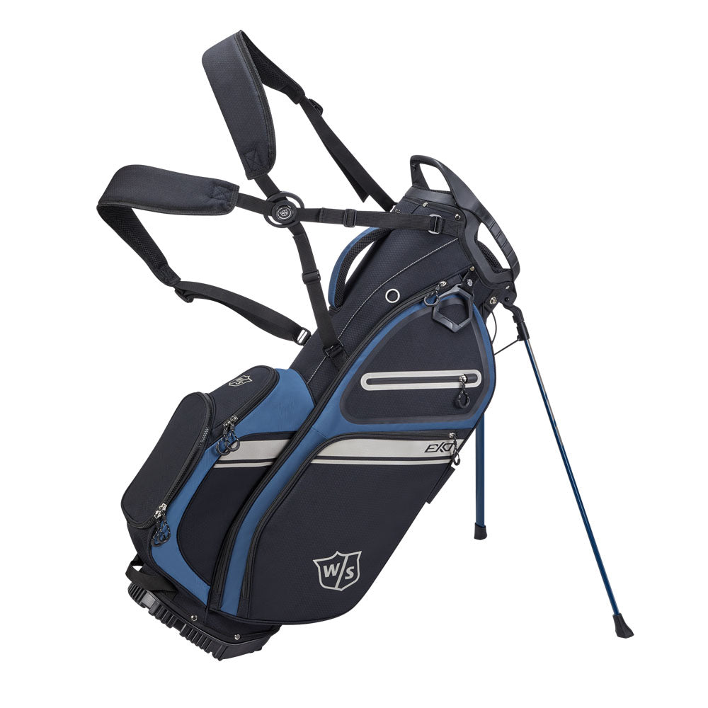 Wilson Staff Exo II Golf Stand Bag Black/Blue  