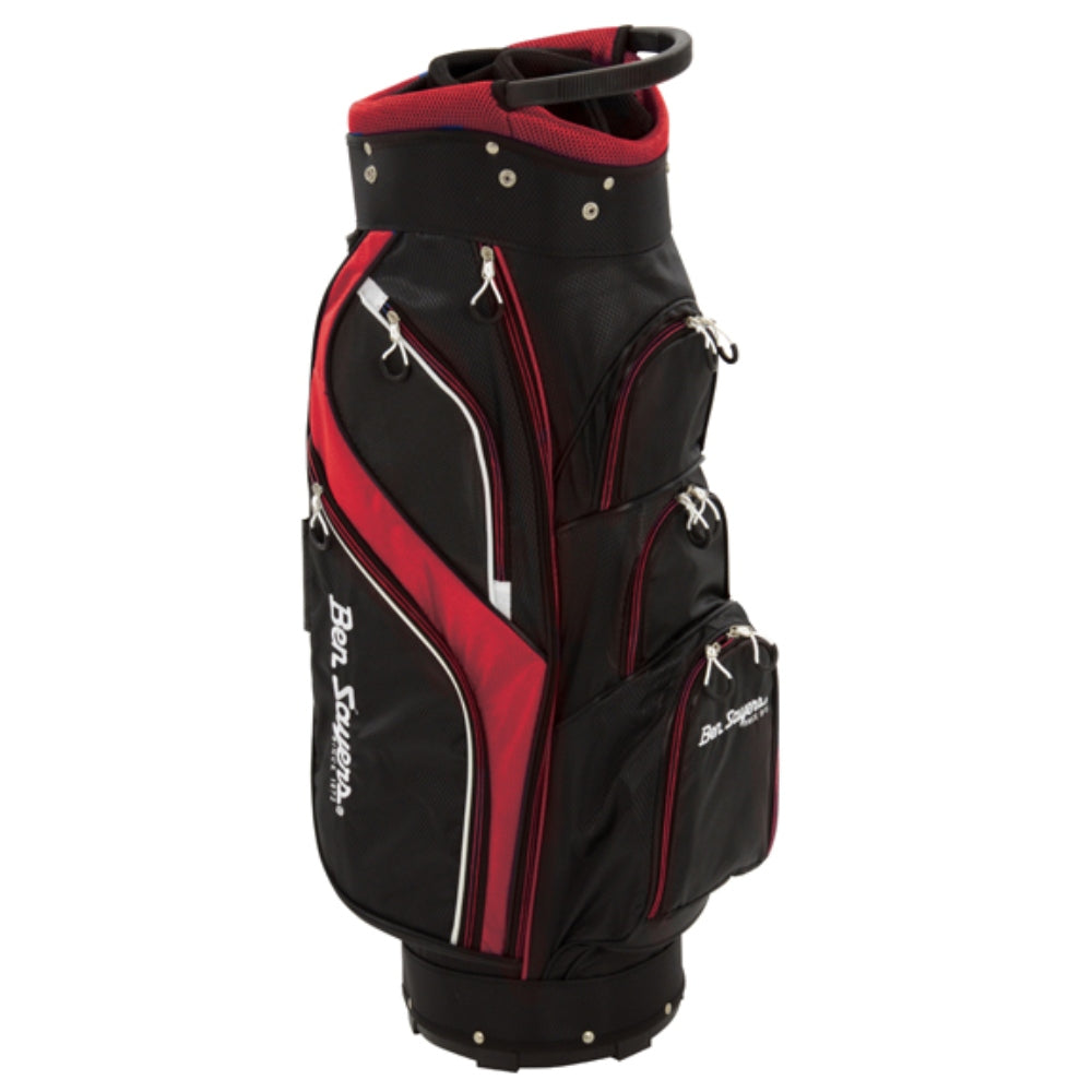 Ben Sayers Golf Deluxe Cart Bag Black/Red  