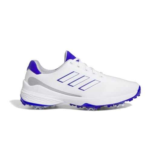 adidas Golf ZG23 Spiked Golf Shoes GW1179 FtwrWhite/BlueFusion/LucidBlue 8 