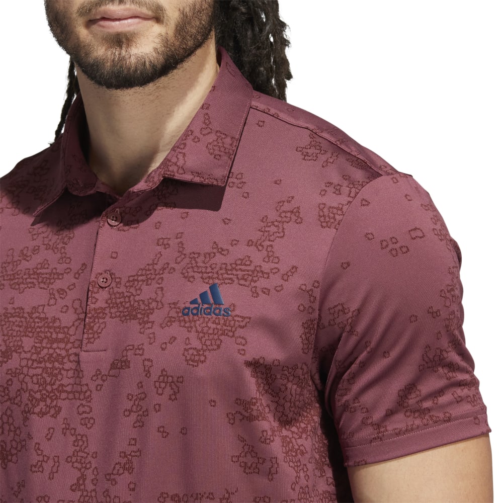 Adidas Golf Jacquard Polo Shirt HF6615   