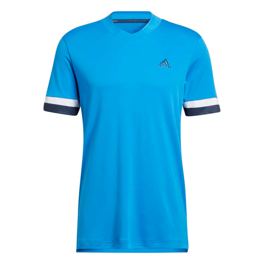 adidas Golf Performance Heat.Rdy Solid Polo Shirt HI4753 Blue Rush M 