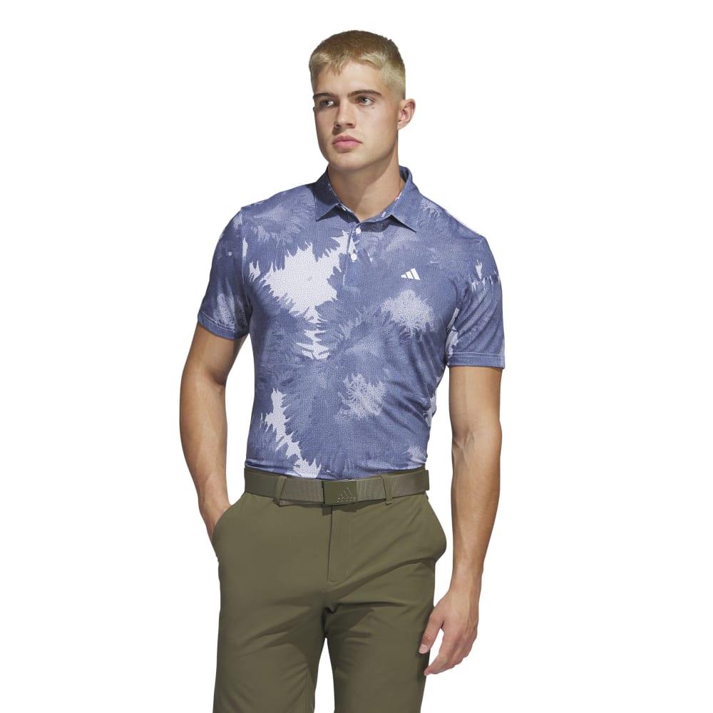 adidas Mens Flower Mesh Golf Polo Shirt HS1131   