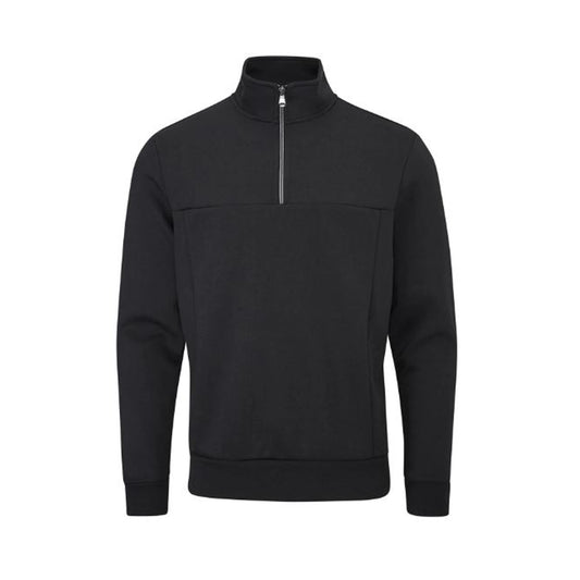 Oscar Jacobson Hawkes II 1/2 Zip Golf Pullover Black L 
