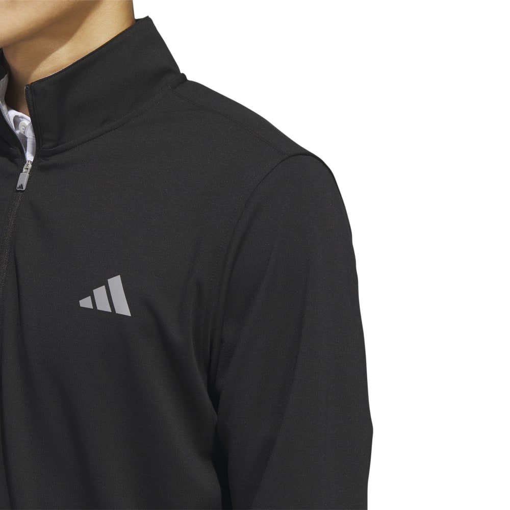 adidas Elevated Mens 1/4 Zip Golf Pullover Top IB6115   
