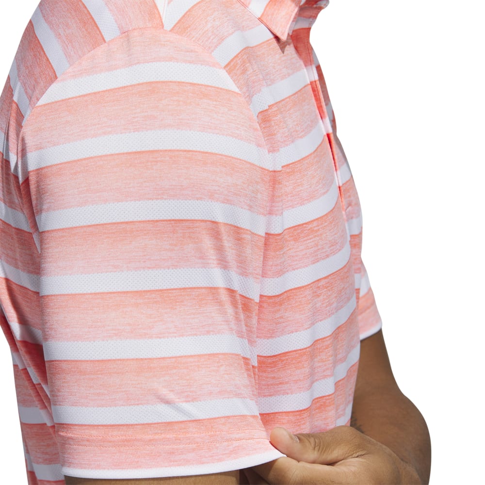 adidas Mens Two Stripe Golf Polo Shirt IC3521   