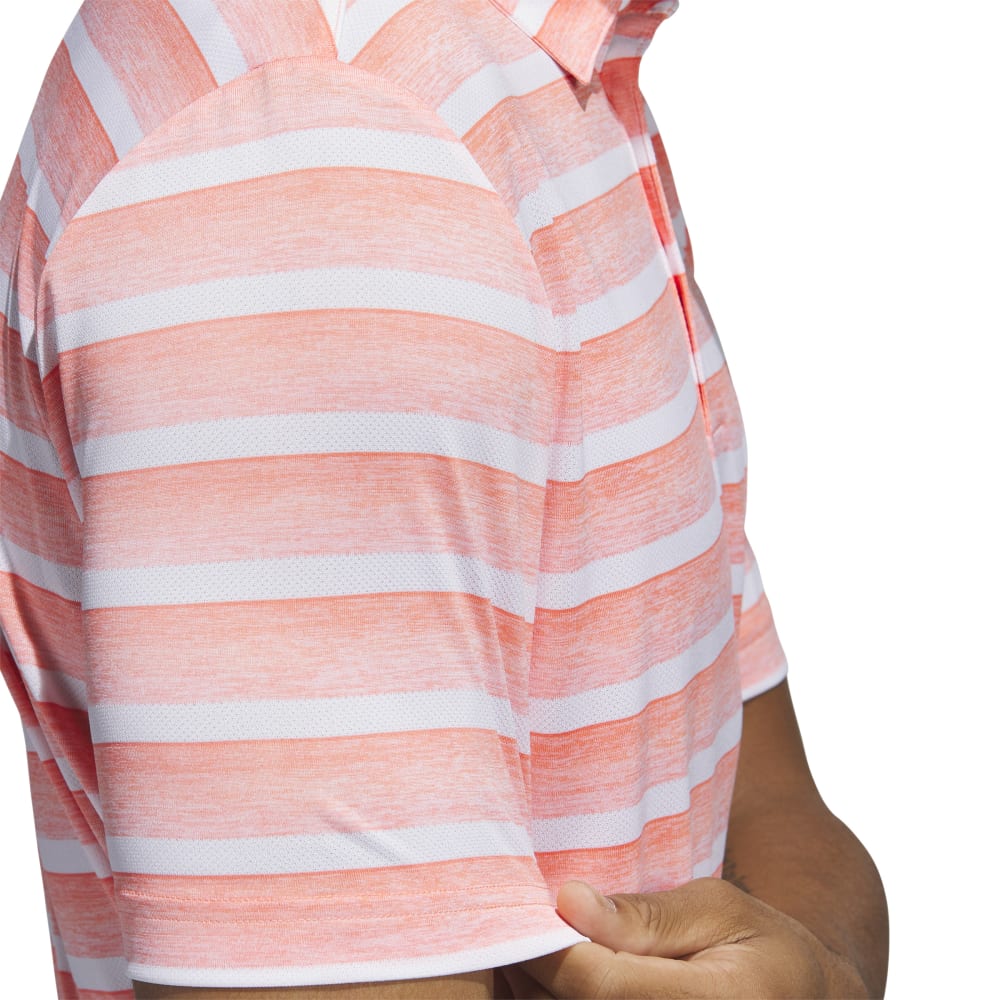 adidas Mens Two Stripe Golf Polo Shirt IC3521   