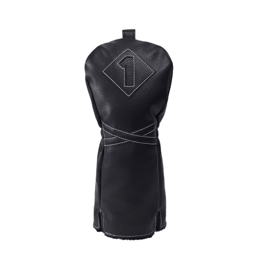 IZZO Golf Premium Driver Golf Head Cover Black