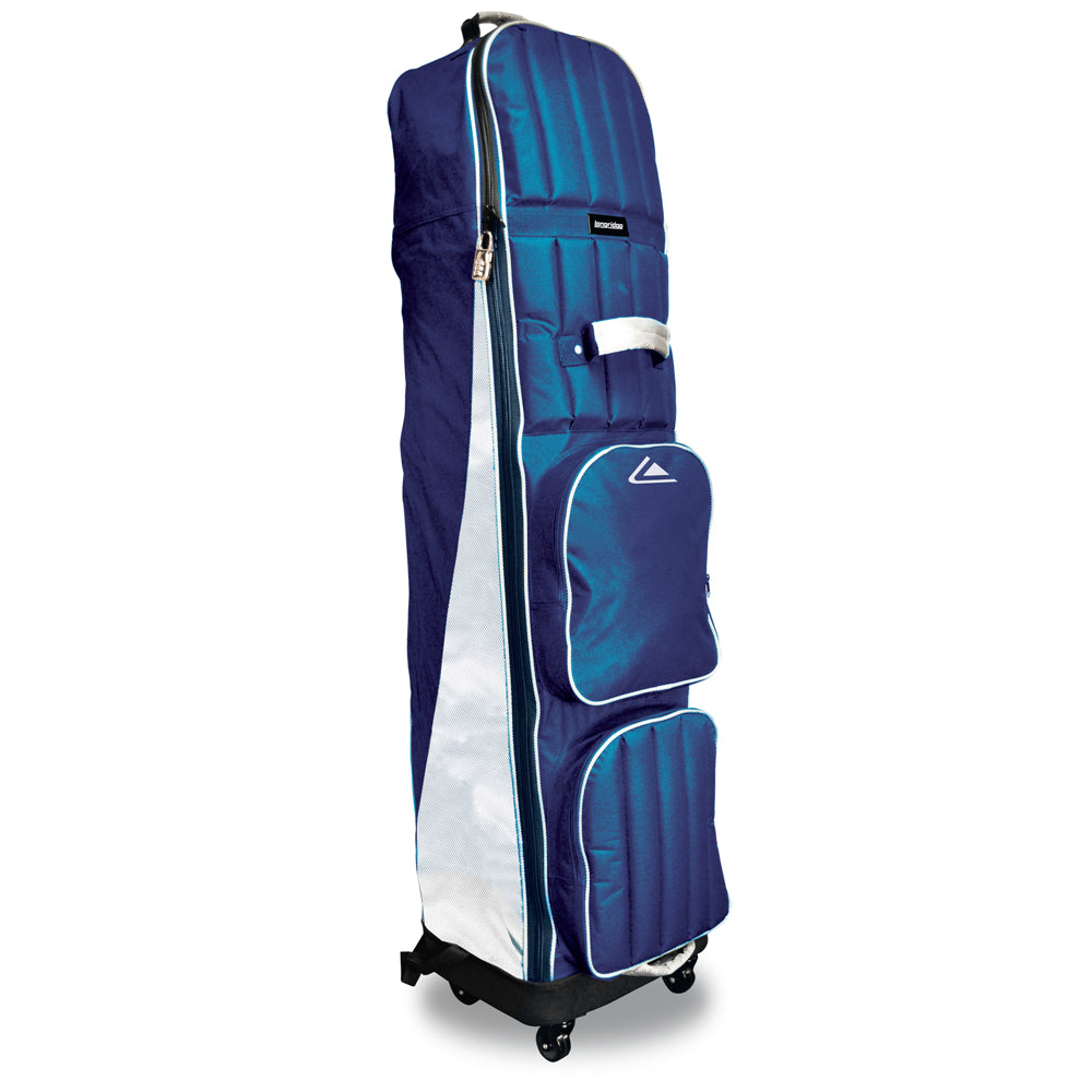 Longridge 4 Wheel Compact Roller Golf Travel Bag Black/Navy  
