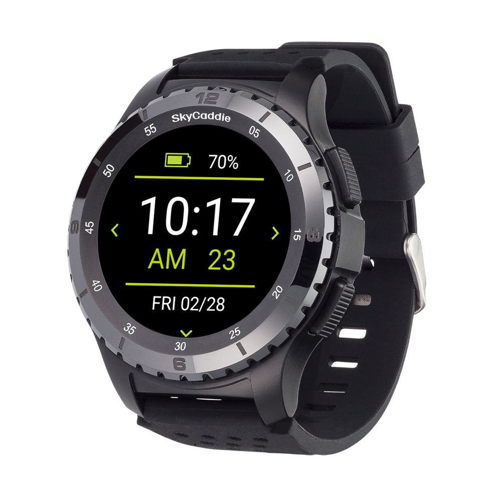 SkyCaddie LX5 Ceramic Golf GPS Smart Watch   