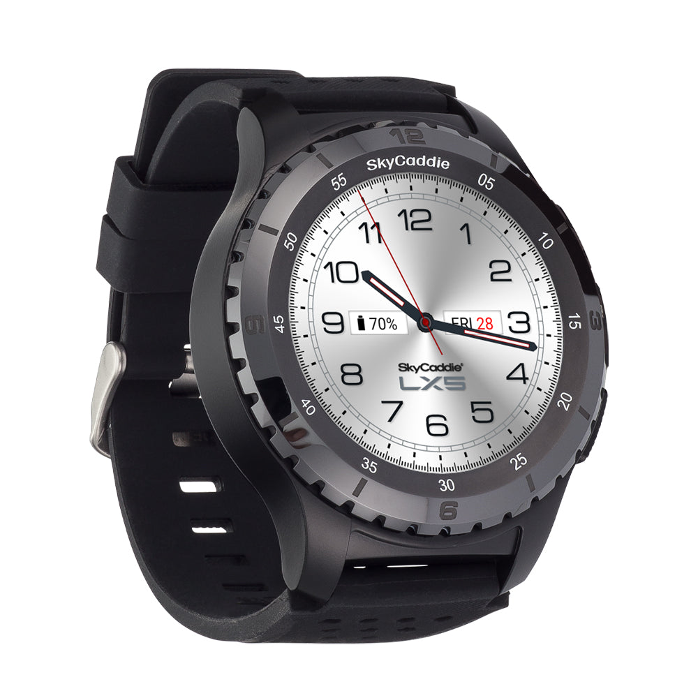 SkyCaddie LX5 Ceramic Golf GPS Smart Watch   