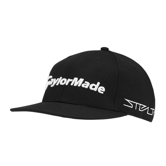 TaylorMade Golf Tour Flatbill Cap 2023 Black  