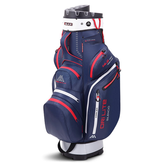 Big Max Golf Dri Lite Silencio 2 14 Way Water Resistant Cart Bag Black  