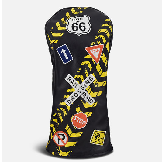 PRG Originals Golf Cart Crossing Golf Fairway Head Cover Golf Cart