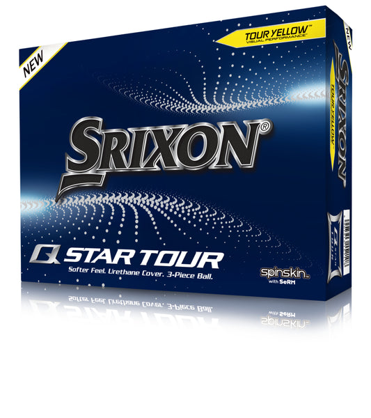 Srixon Q Star Tour Yellow Golf Balls Yellow  