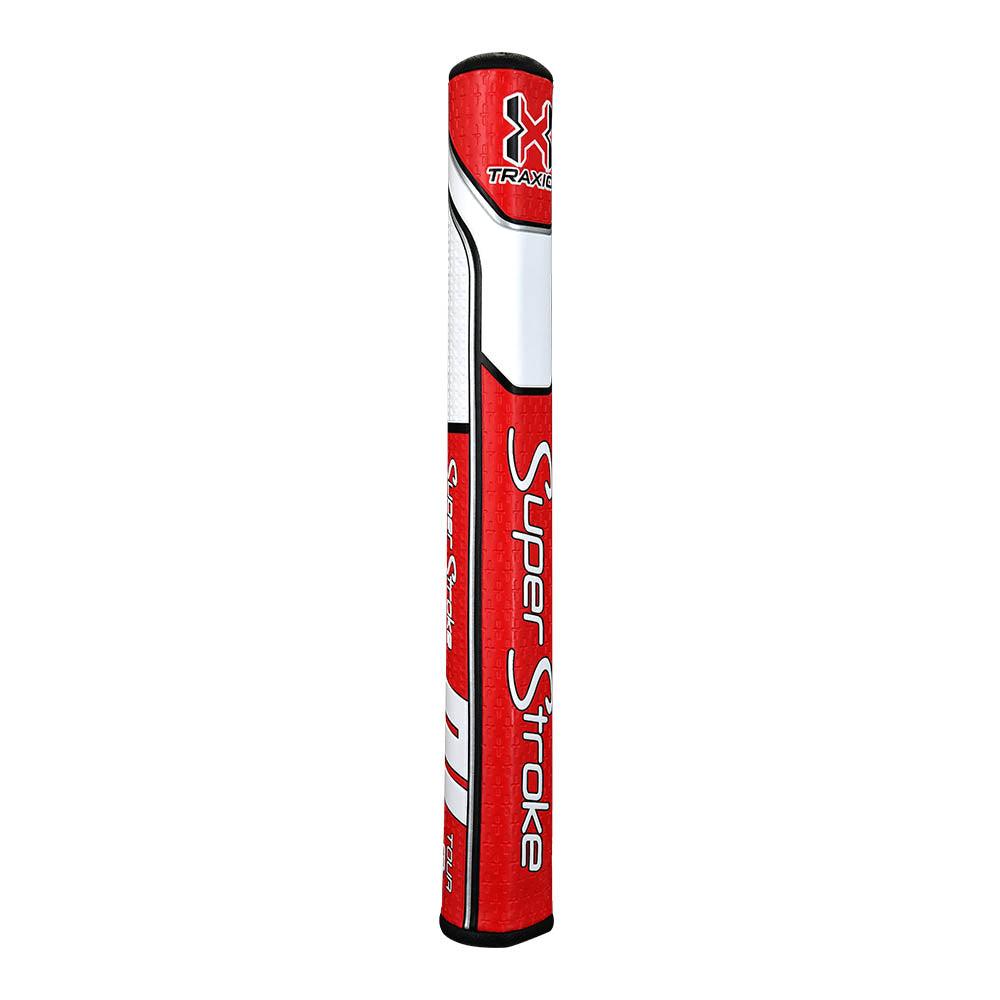Superstroke Traxion Tour 2.0 Golf Putter Grip white-red  