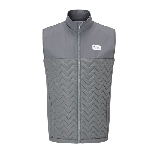 Stuburt Evolution Tech Golf Padded Gilet - Grey Slate Grey M