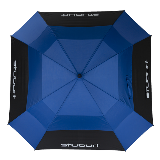 Stuburt 66" Double Canopy Golf Umbrella Blue  