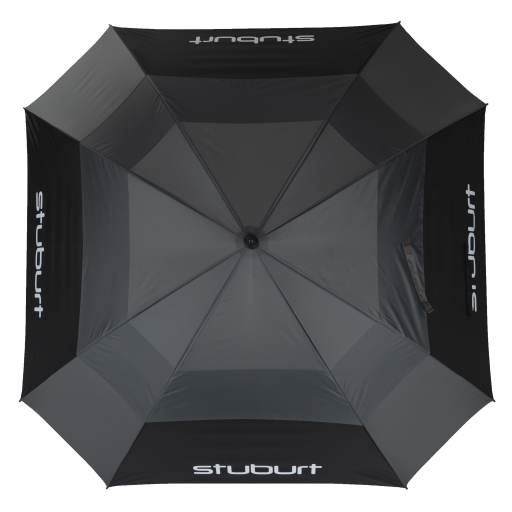 Stuburt 66" Double Canopy Golf Umbrella Grey  