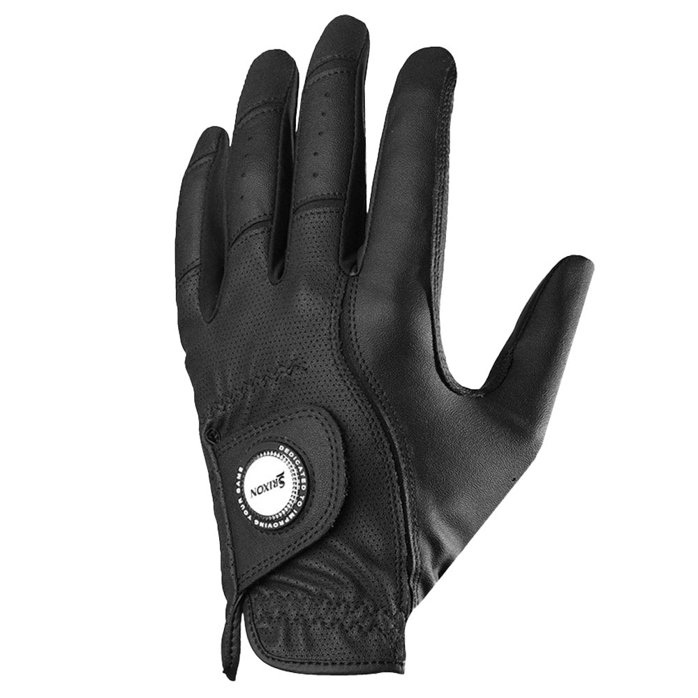 Srixon All Weather Golf Glove With Ball Marker Black S Right Hand (Left Handed Golfer)