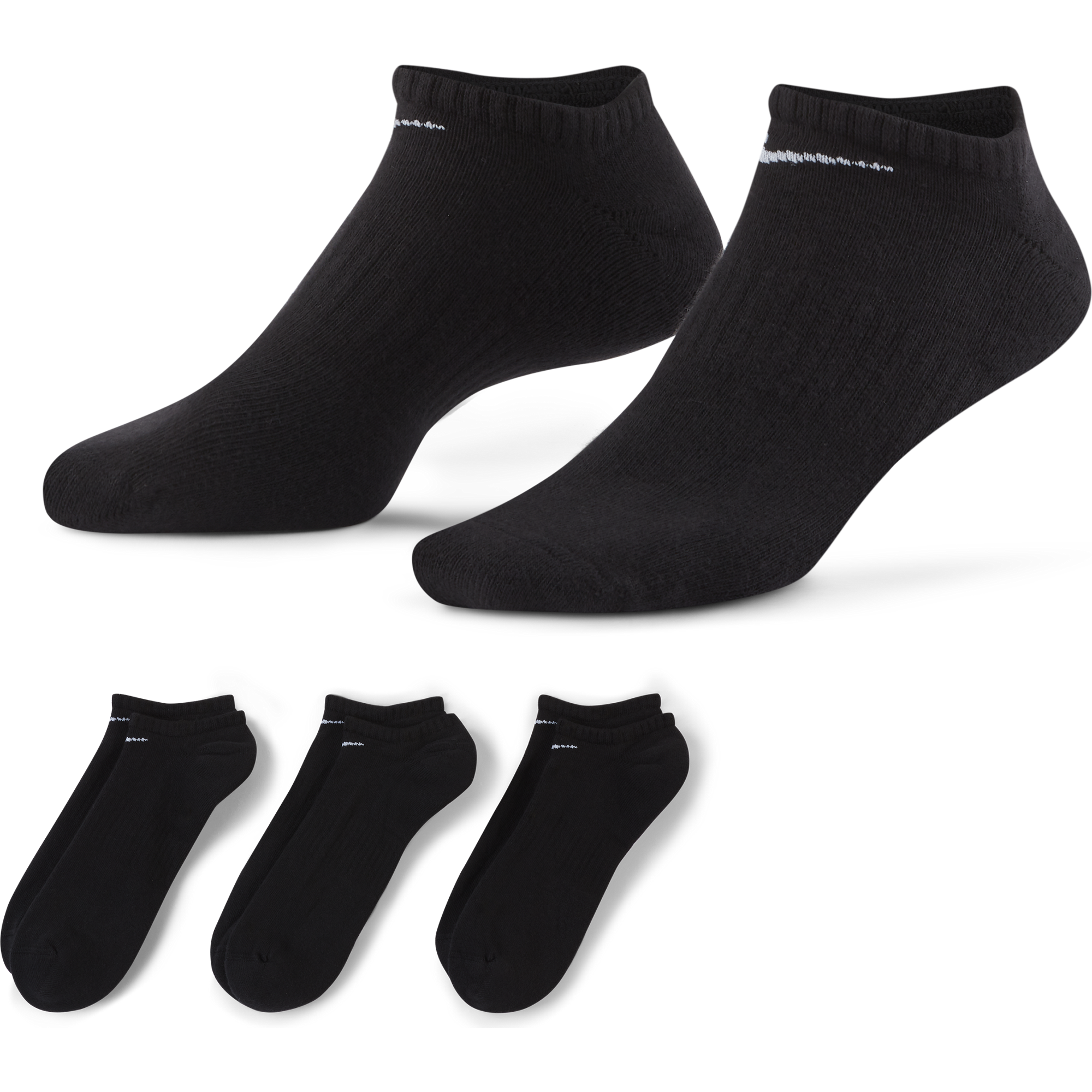 Everyday Lightweight No Show Socks 3 Pack SX7673