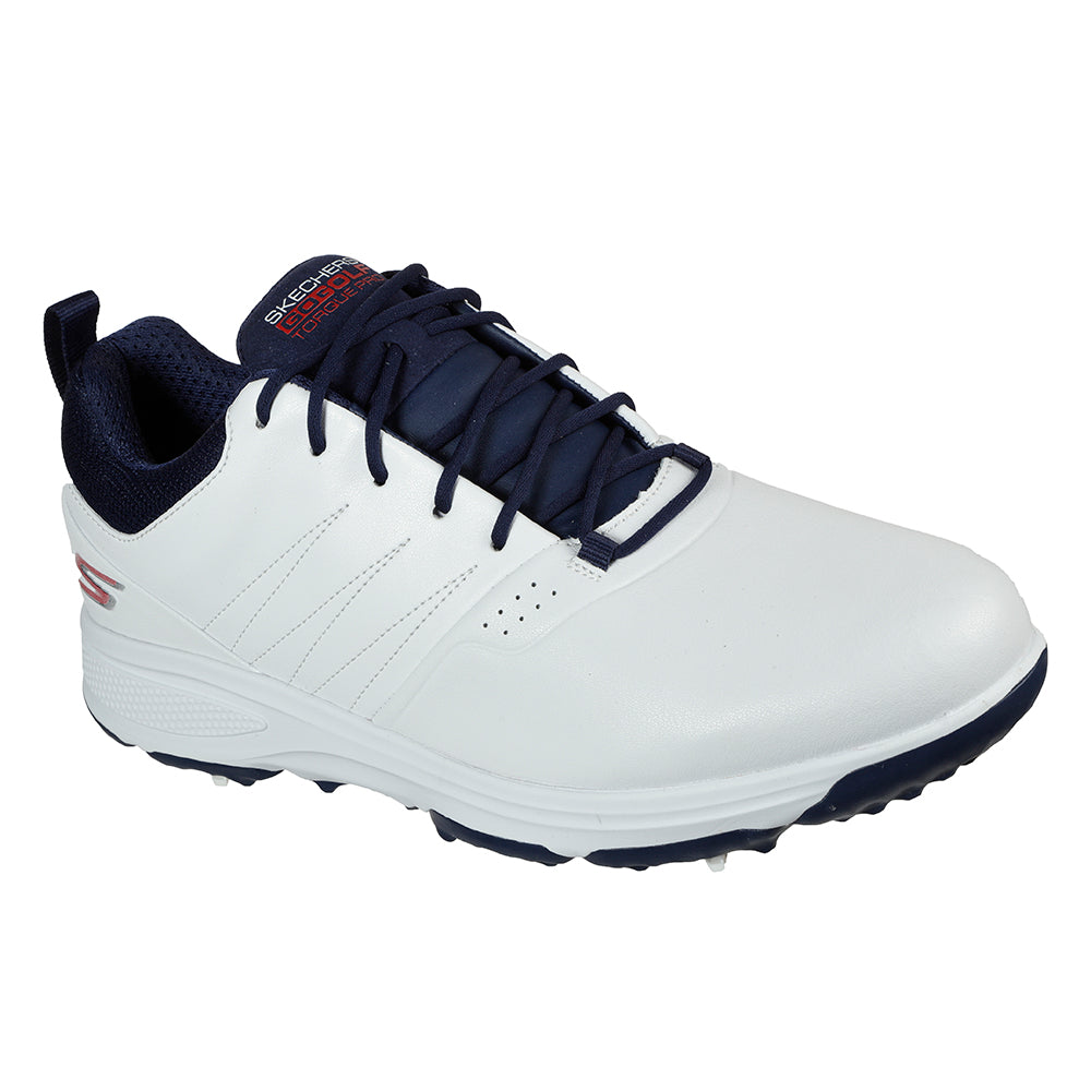 Skechers Torque Pro Spiked Golf Shoes White / Navy 6.5 