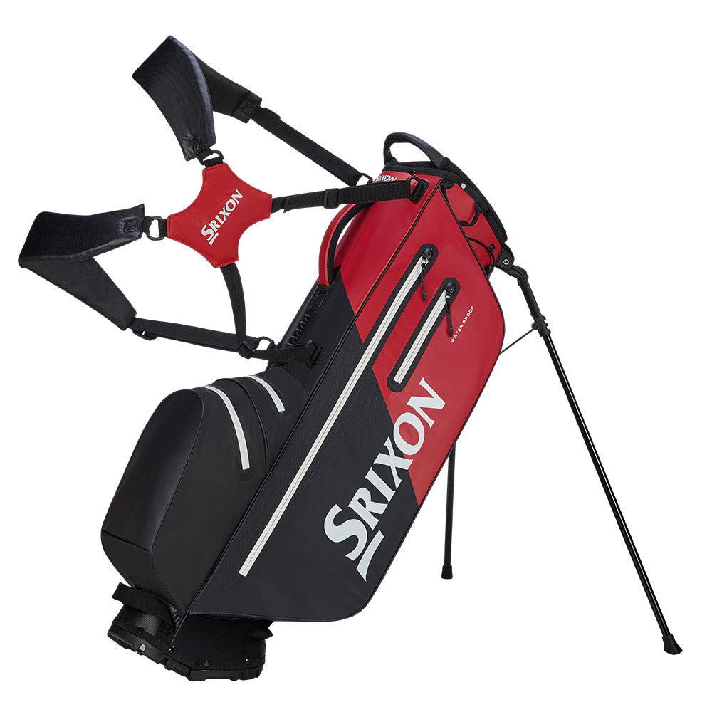 Srixon Golf SRX Waterproof Stand Bag Black / Red  
