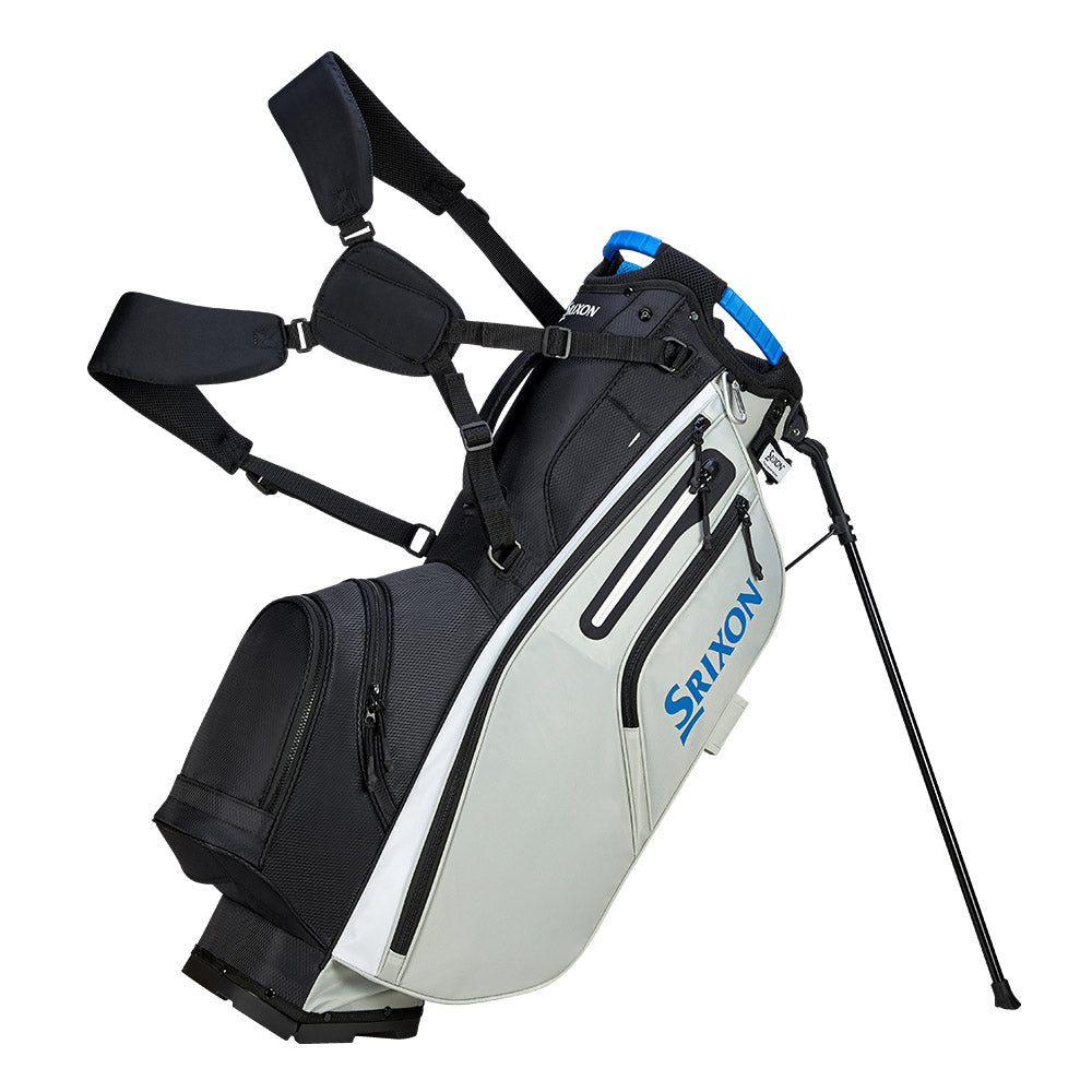 Srixon Golf Premium Stand Bag Black/White/Grey/Blue  