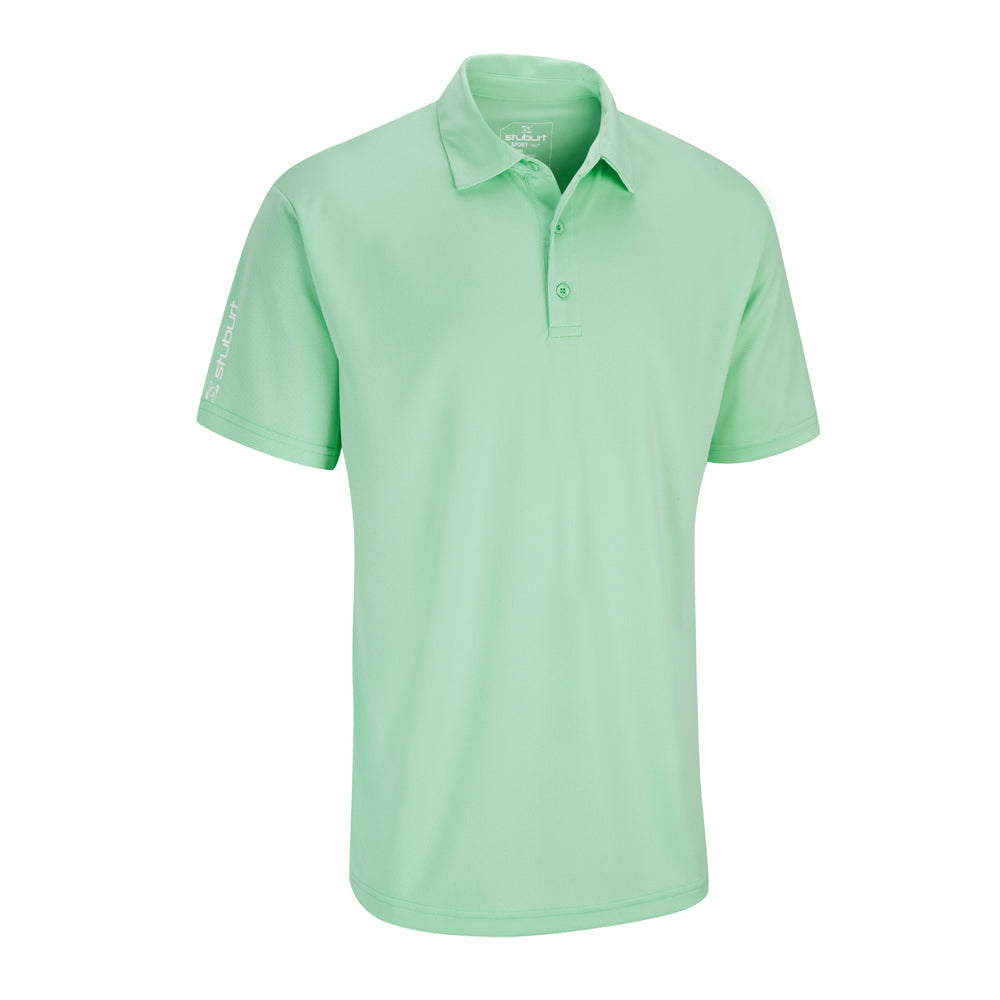 Stuburt Sport Tech Golf Polo Shirt Mint L 
