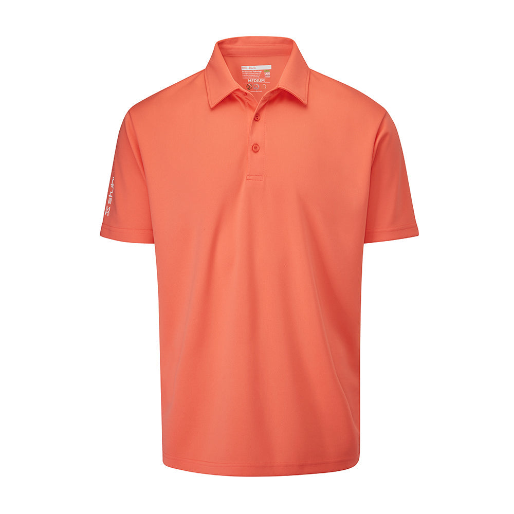 Stuburt Sport Tech Golf Polo Shirt Coral M 