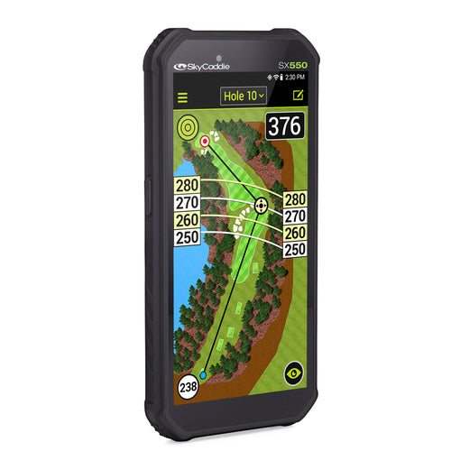 SkyCaddie Golf SX550 Tour Book Handheld GPS Device Black  