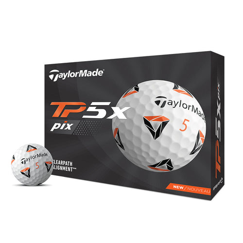TaylorMade TP5X Pix Golf Balls   