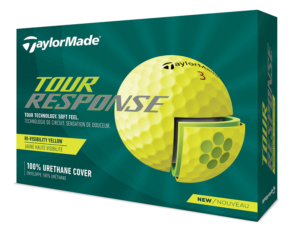 TaylorMade Tour Response Golf Balls Yellow  