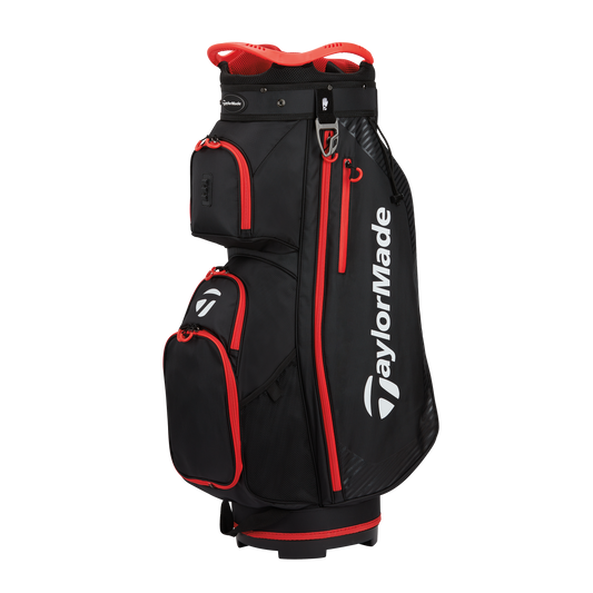 TaylorMade Golf 2023 Pro Cart Bag Black/Red  