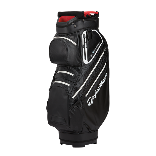 TaylorMade Golf StormDry Waterproof Cart Bag Black/Grey/White  