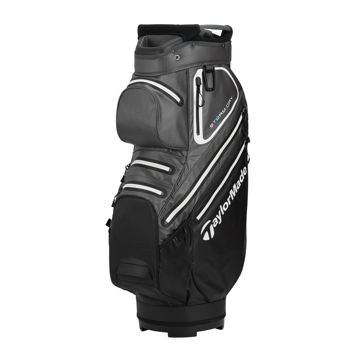 TaylorMade Golf StormDry Waterproof Cart Bag Black/Grey/White  