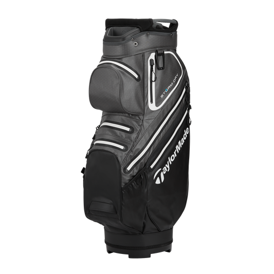 TaylorMade Golf 2023 StormDry Cart Bag Black/Grey/White  