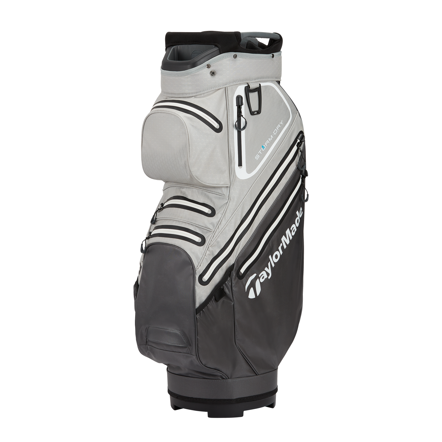 TaylorMade Golf StormDry Waterproof Cart Bag Dark Grey/Light Grey  