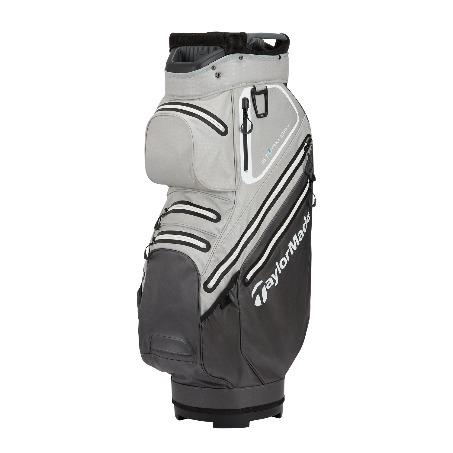 TaylorMade StormDry Waterproof Golf Cart Bag Dark Grey/Light Grey  