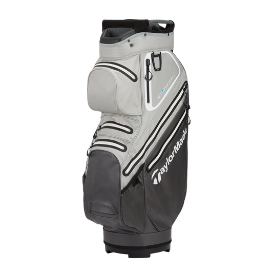 TaylorMade Golf 2023 StormDry Cart Bag Black/Grey/White  