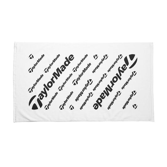 TaylorMade Golf Tour Towel - White White