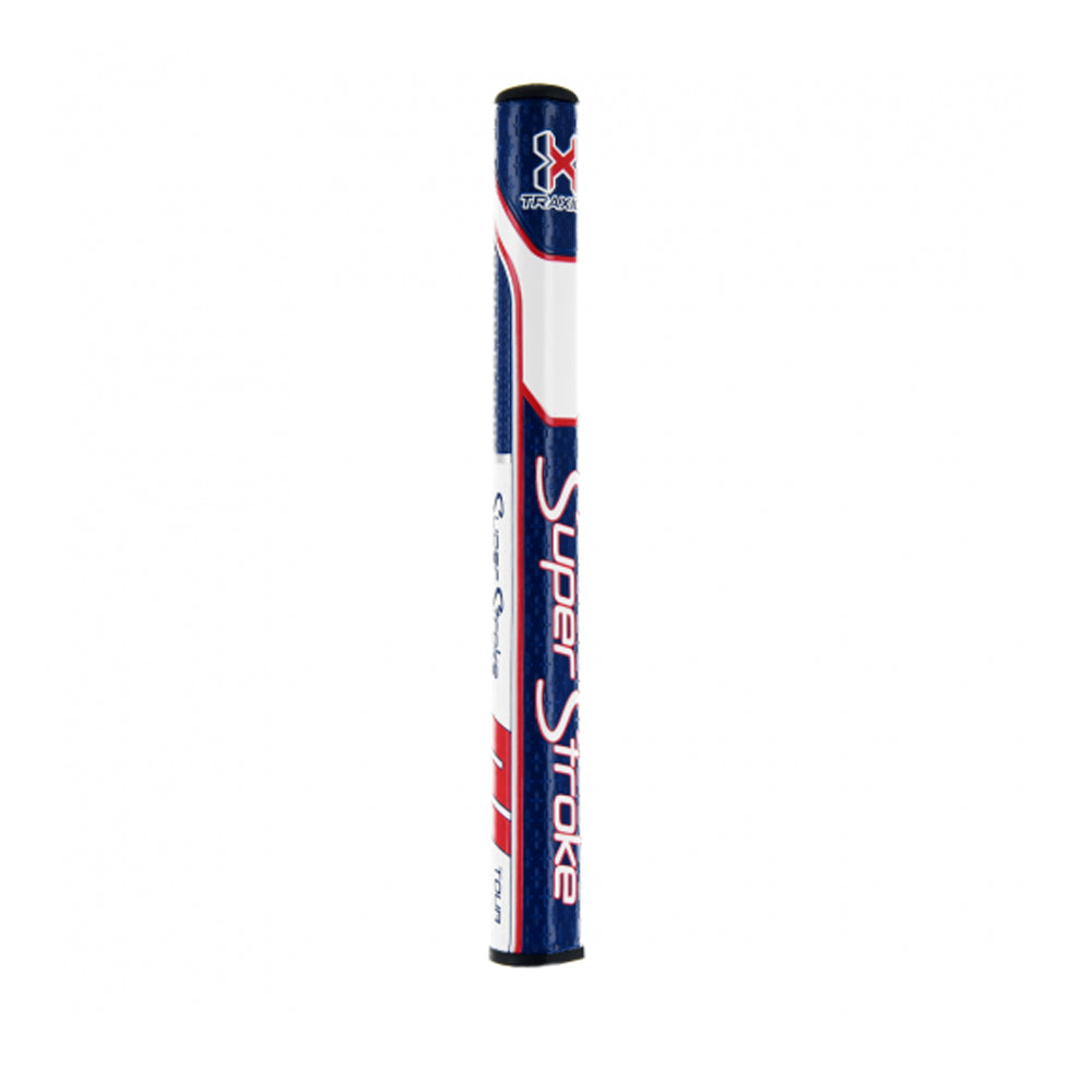 Superstroke Traxion Tour 1.0 Golf Putter Grip Red/White/Blue  
