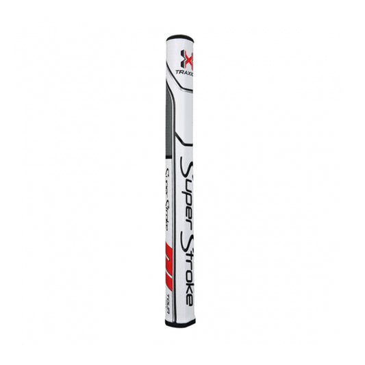 Superstroke Traxion Tour 1.0 Golf Putter Grip White/Red/Grey  