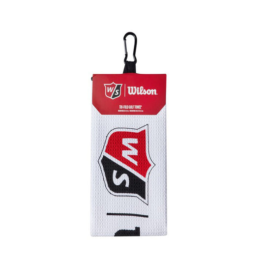 Wilson Staff Tri-Fold Golf Towel White  
