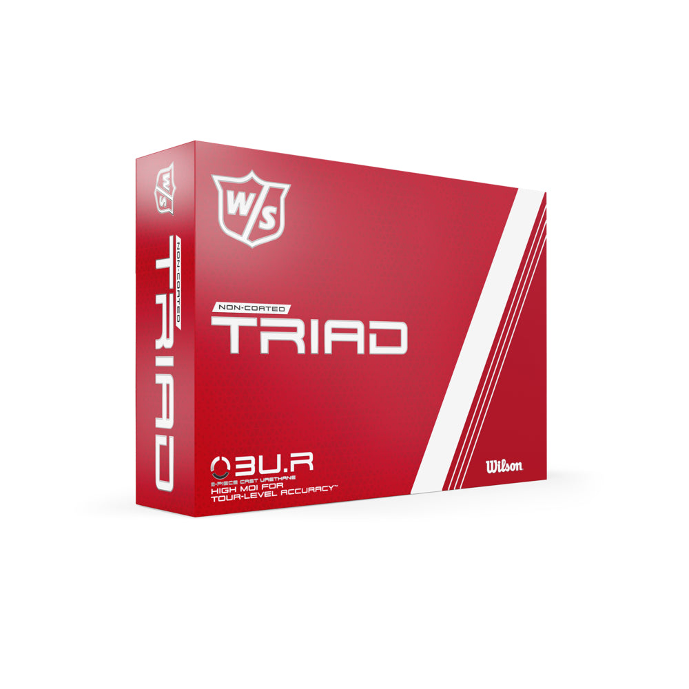 Wilson Staff TRIAD Golf Balls - White Raw White  