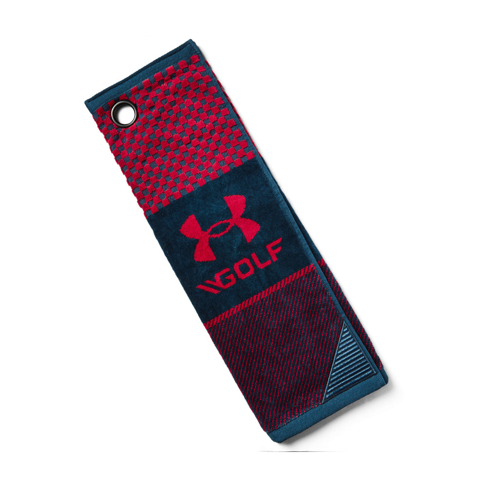 Under Armour Golf Bag Towel 1325610 Red 600  