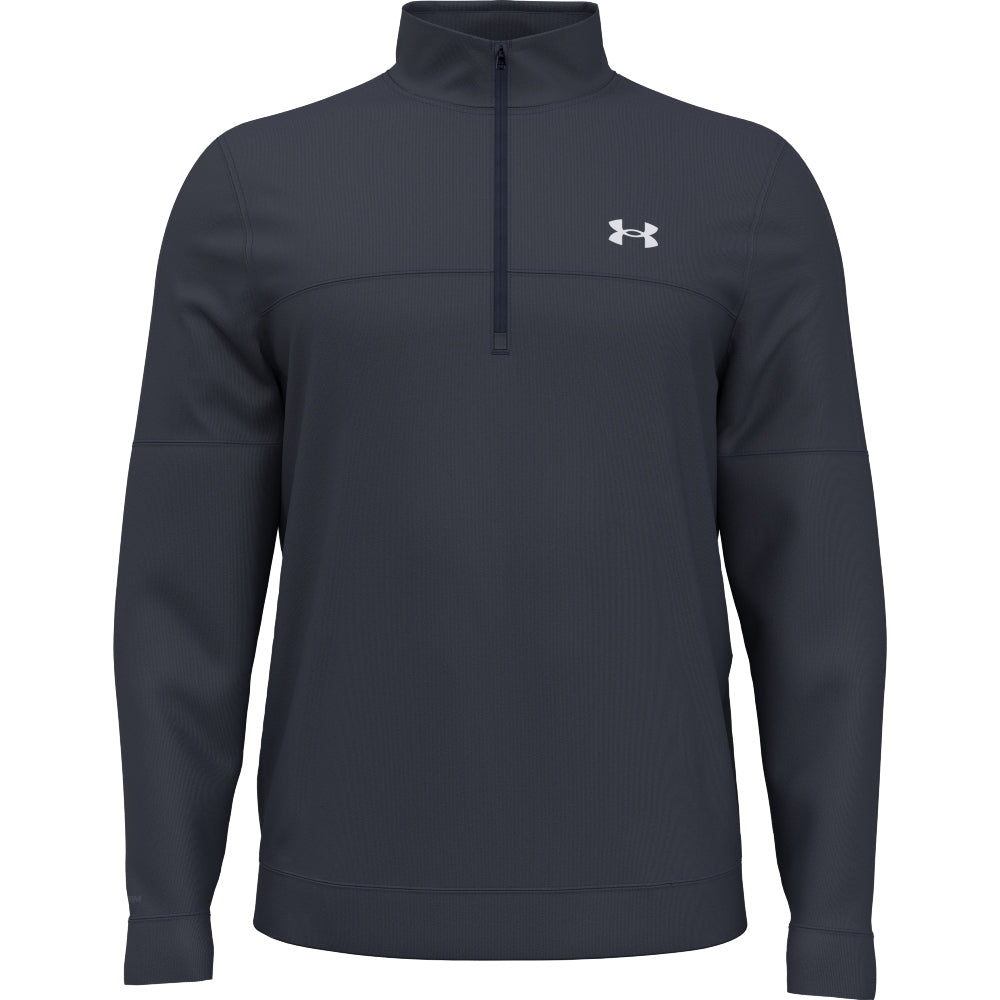 Under Armour UA Storm 1/2 Zip Golf Midlayer Pullover Top 1377398 Midnight Navy / Midnight Navy / Halo Grey 410 M 