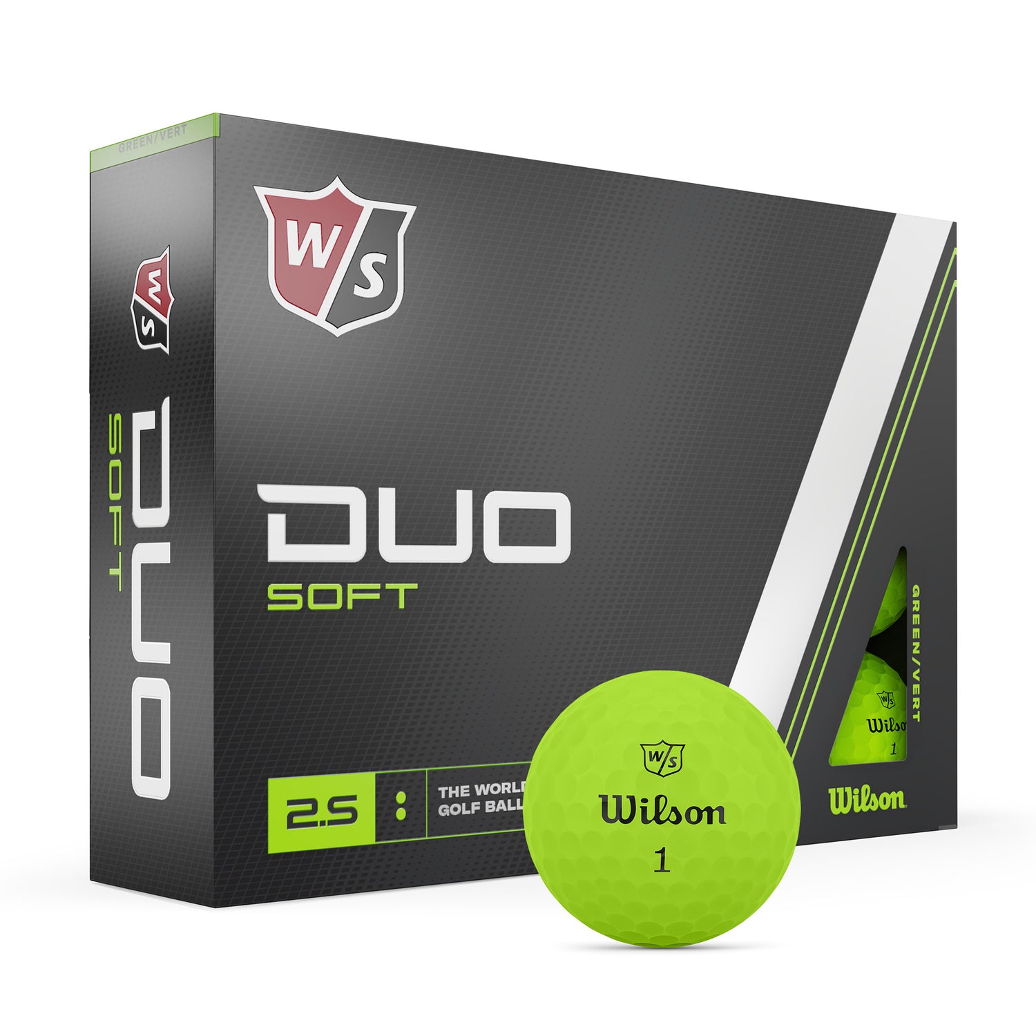 Wilson Staff Duo Soft 2.5 Golf Balls Green  