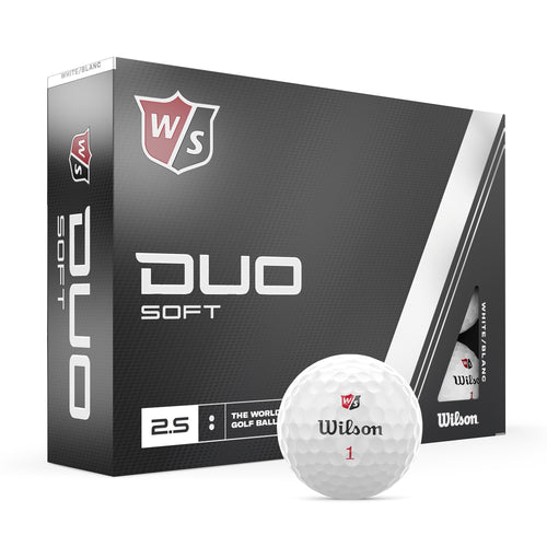 Wilson Staff Duo Soft Golf Balls White  